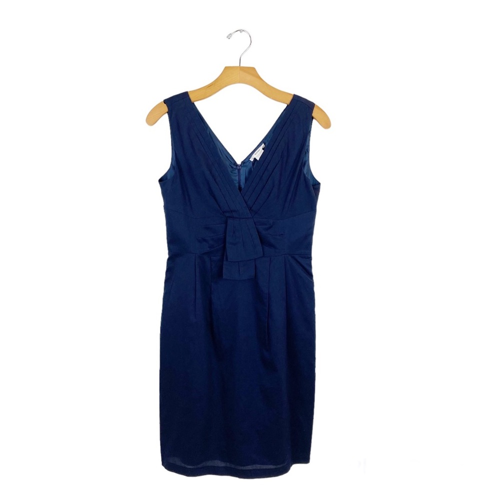Esley Navy Blue V-neck Dress Size Medium